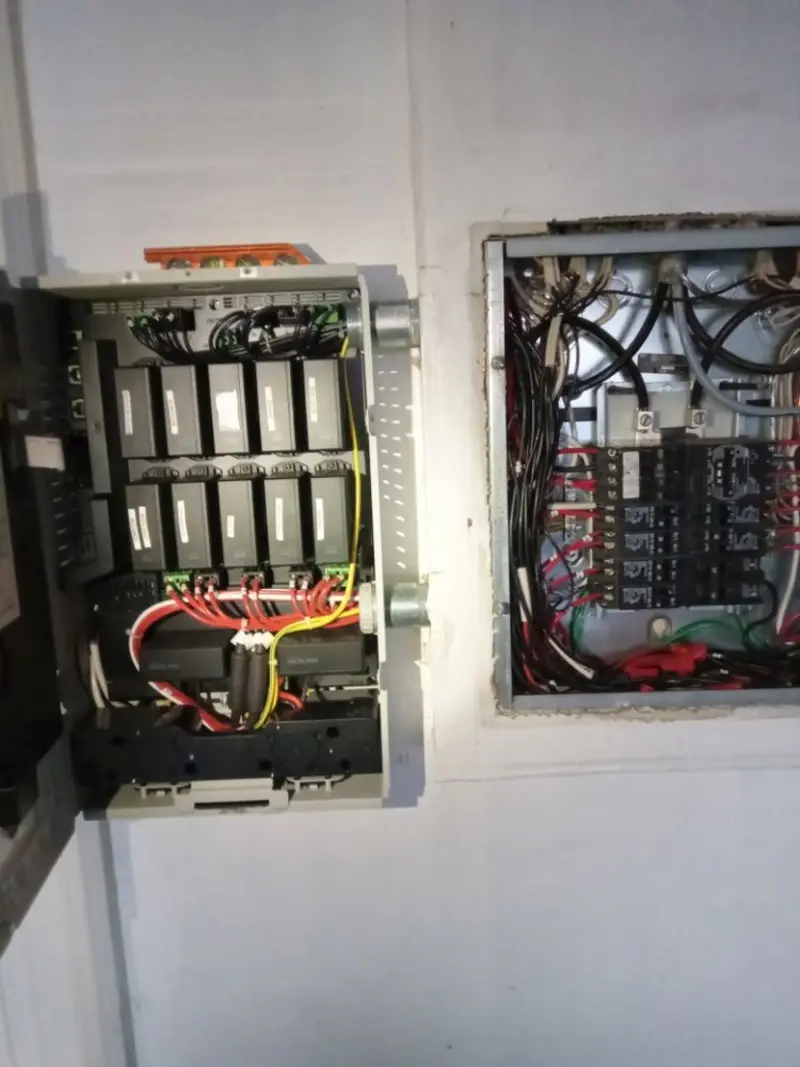 Electrical panel upgrade completed for Security Camera Wiring in Camarillo